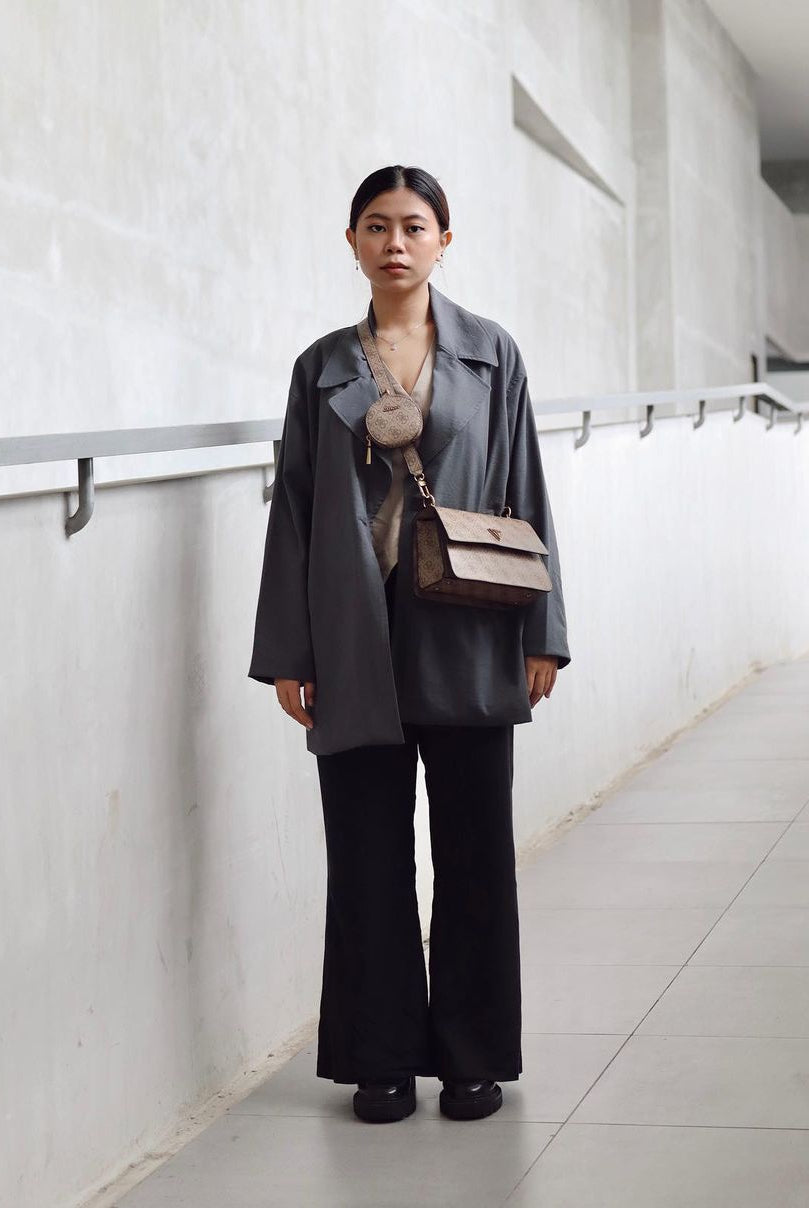 Blazer Casual Wanita Juro Big Tailored Jacket - Styling by Gabriella