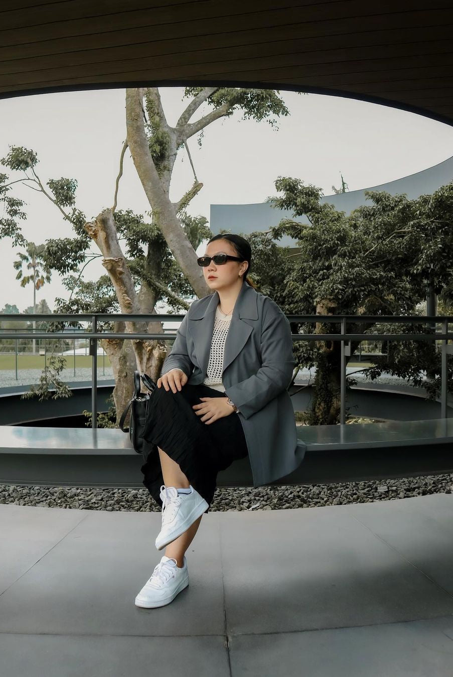 Blazer Casual Wanita Juro Big Tailored Jacket - Styling by Oessella