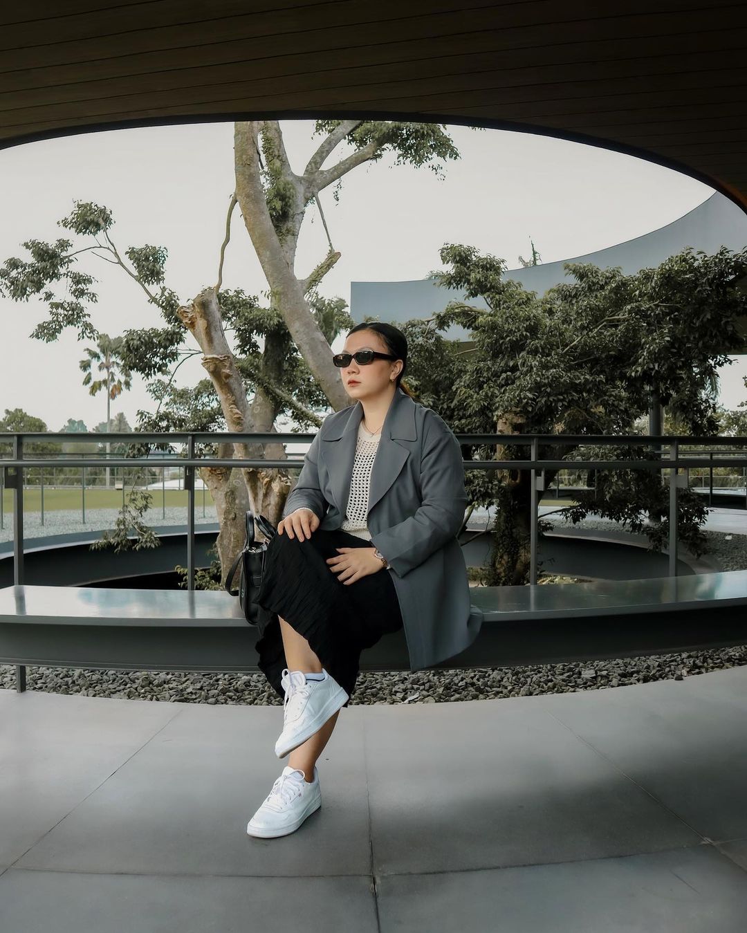 Blazer Casual Wanita Juro Big Tailored Jacket - Styling by Oessella