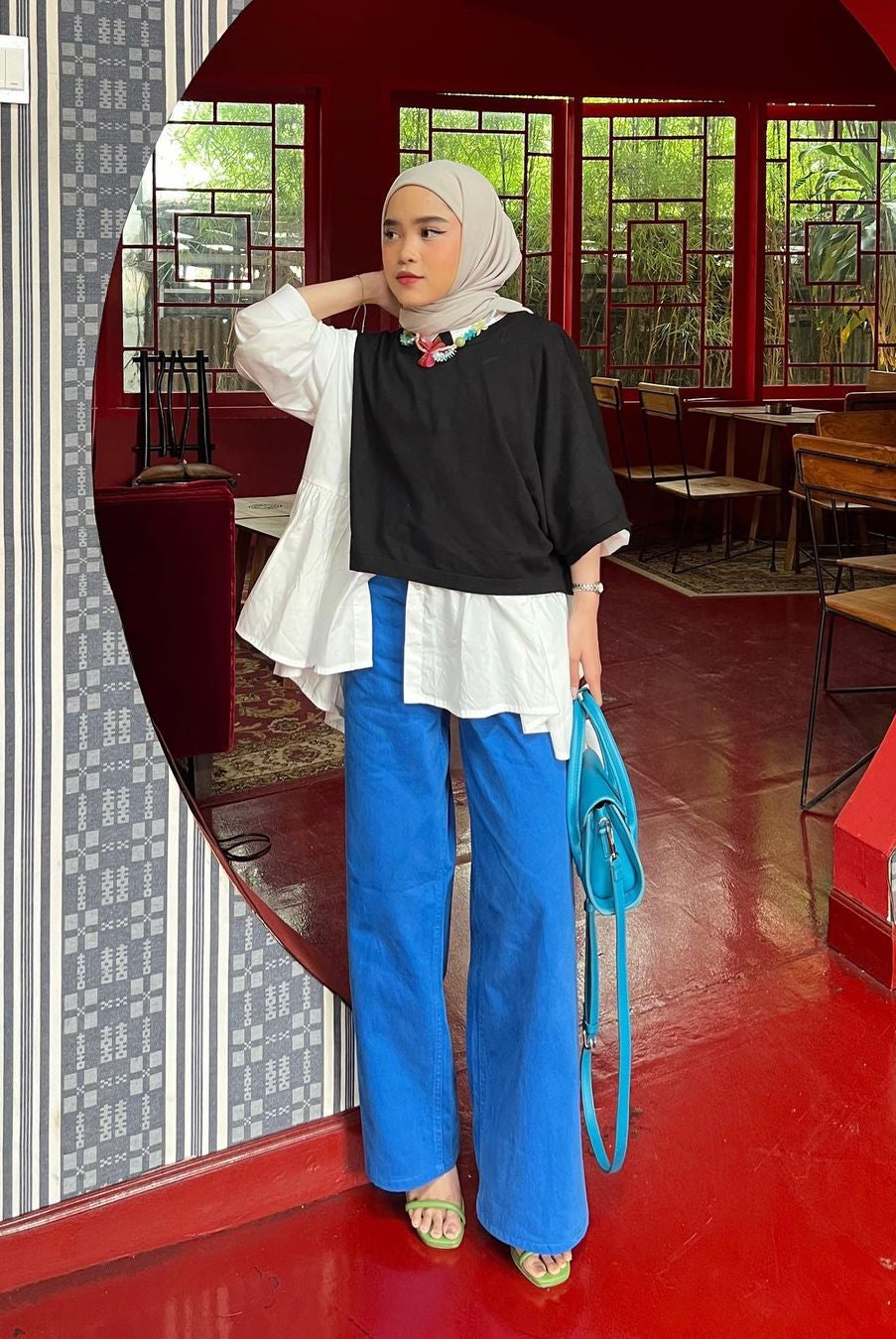 Baju One Set Kanaya - Styling by Raihana