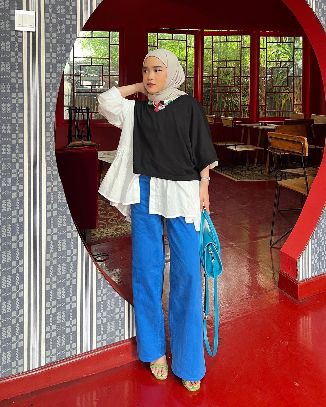 Baju One Set Kanaya - Styling by Raihana