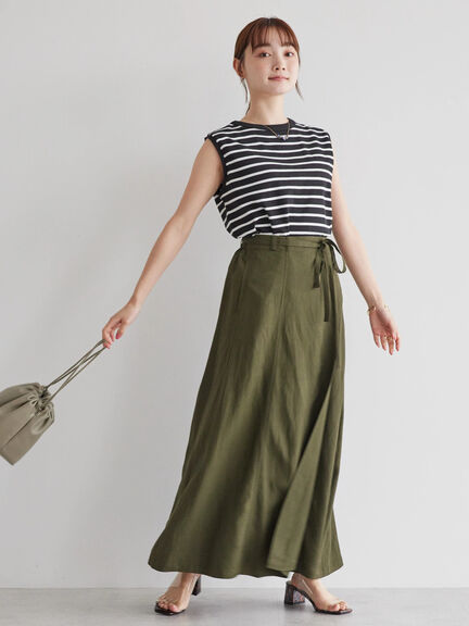 Morito Linen Skirt - Bobo Tokyo