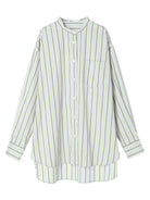 Chisaki Band Collar Shirt - Earth, Music & Ecology