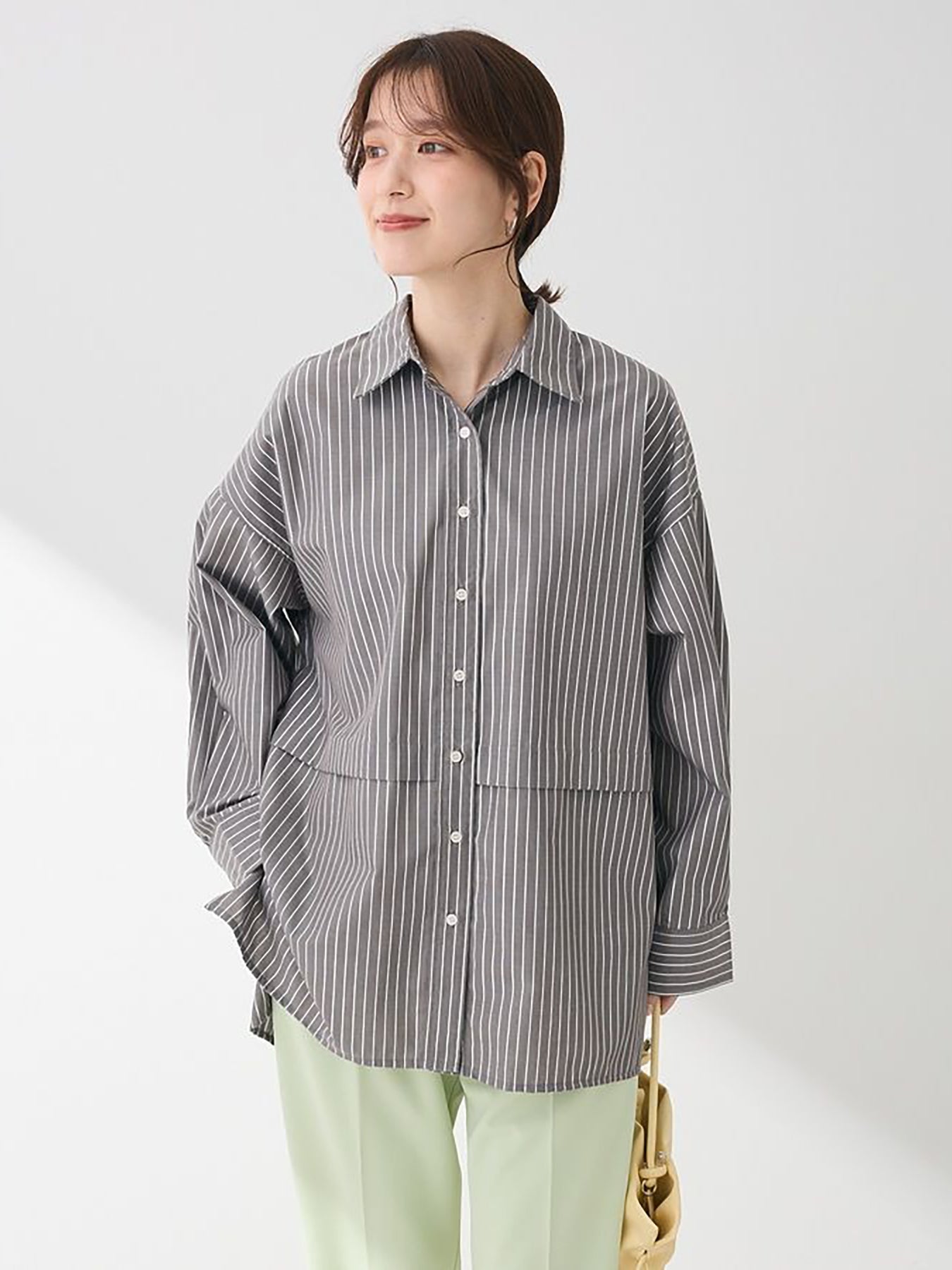 Mio Glitter Stripe Shirt - Blue - Green Parks