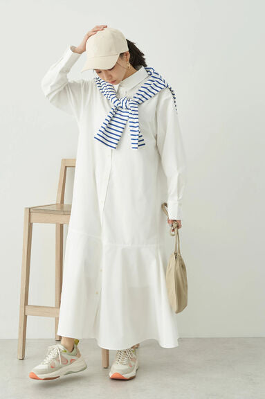 Shirt Dress Ningyo Mermaid Shirt Dress by Bobo Tokyo
