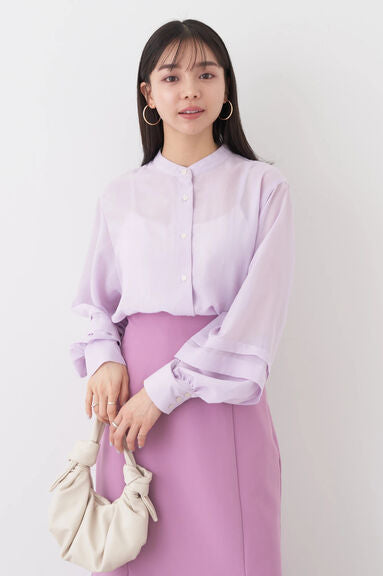 Blouse lengan balon Mofu Volume Sleeve Blouse by Bobo Tokyo