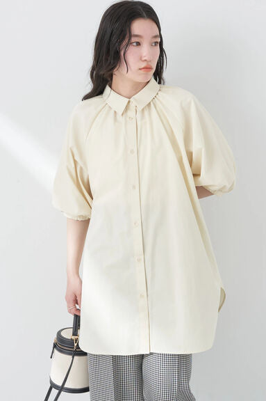 Blouse Lengan Balon Uruwashi Puff Sleeve Tunic Blouse