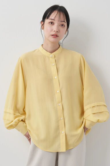 Blouse lengan balon Mofu Volume Sleeve Blouse by Bobo Tokyo