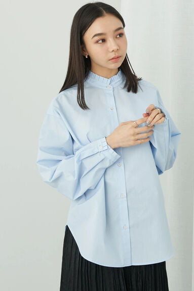 Model baju atasan wanita Avege Sheer Crew Neck Pullover Bobo Tokyo