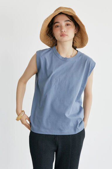 Blouse Tanpa Lengan Cannes French Sleeve Pullover