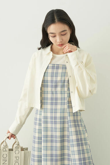 Jaket Kemeja Wanita Reisu Short Shirt Jacket by Bobo Tokyo