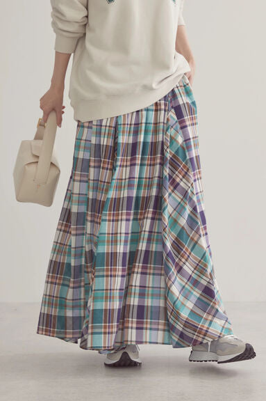 Rok Lebar Sekai Fluffy Gather Skirt Bobo Tokyo