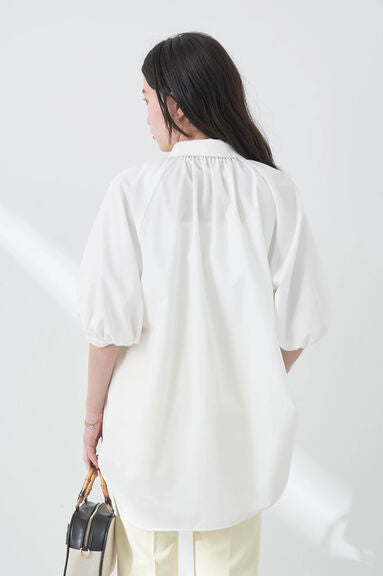Blouse Lengan Balon Uruwashi Puff Sleeve Tunic Blouse