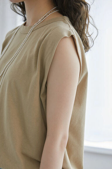 Blouse Tanpa Lengan Cannes French Sleeve Pullover
