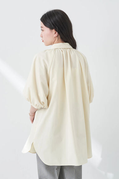 Blouse Lengan Balon Uruwashi Puff Sleeve Tunic Blouse