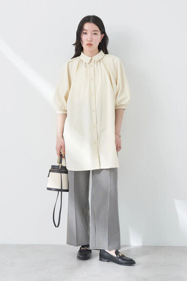 Blouse Lengan Balon Uruwashi Puff Sleeve Tunic Blouse