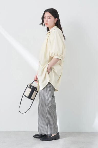 Blouse Lengan Balon Uruwashi Puff Sleeve Tunic Blouse