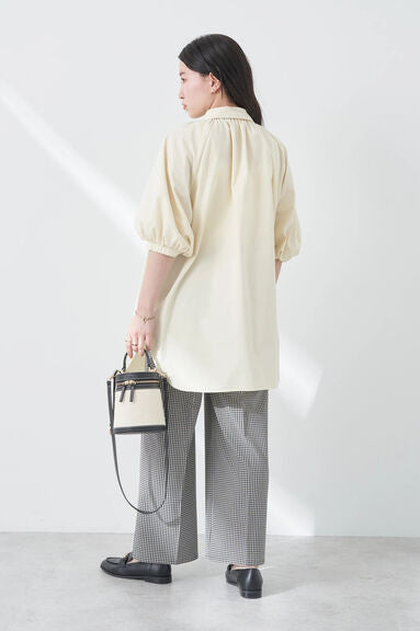 Blouse Lengan Balon Uruwashi Puff Sleeve Tunic Blouse