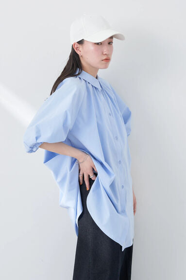 Blouse Lengan Balon Uruwashi Puff Sleeve Tunic Blouse