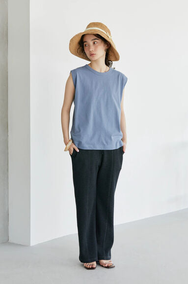 Blouse Tanpa Lengan Cannes French Sleeve Pullover