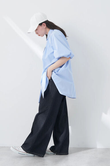 Blouse Lengan Balon Uruwashi Puff Sleeve Tunic Blouse