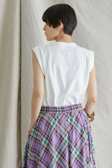 Blouse Tanpa Lengan Cannes French Sleeve Pullover