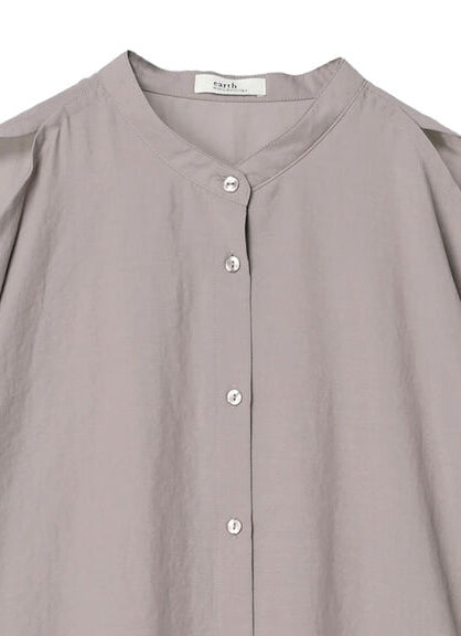 Model Kemaja Wanita Modern Sutairu Shoulder Slit Shirt
