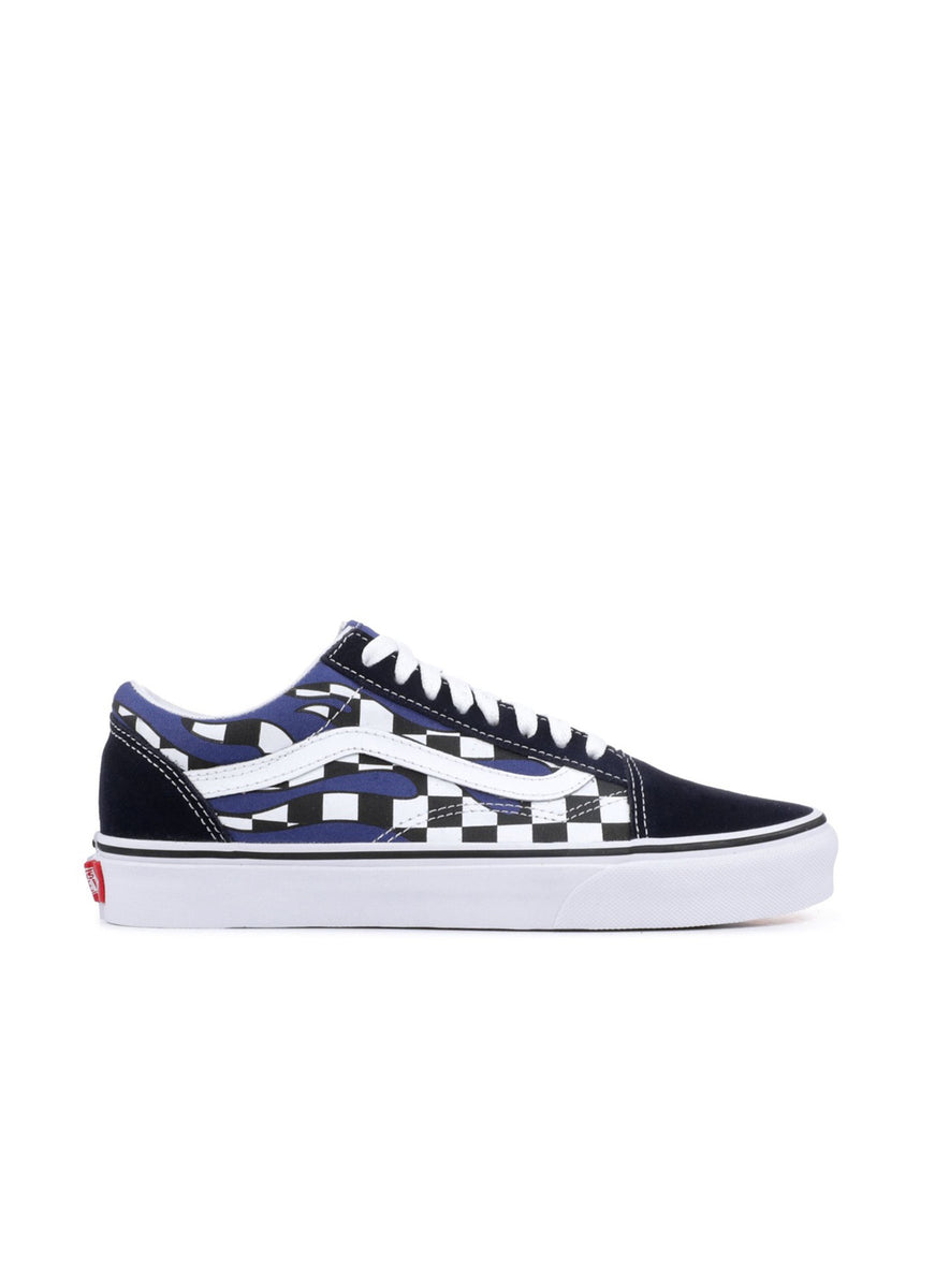 Vans checker flame 2025 old skool shoes