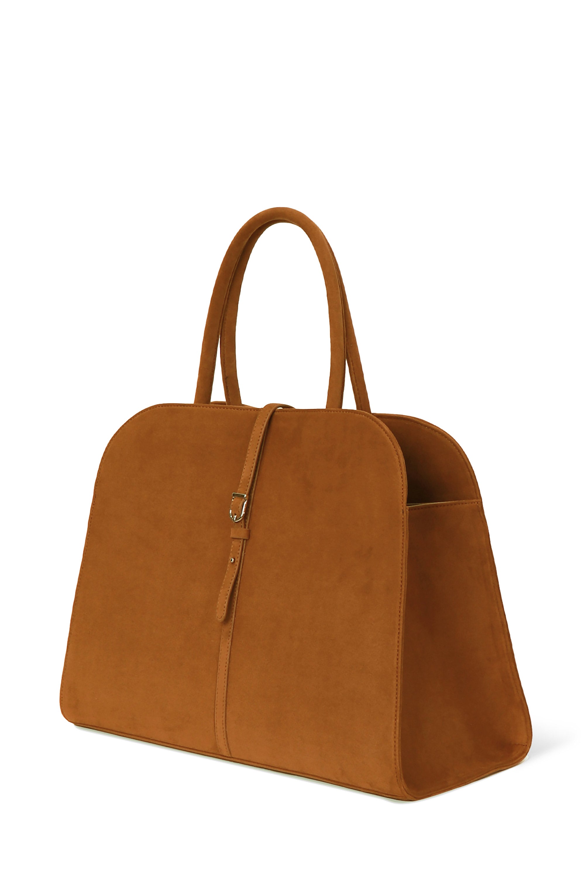 Jual Tas Korea Wanita Branded & Ori - Blanc Suede - Camel