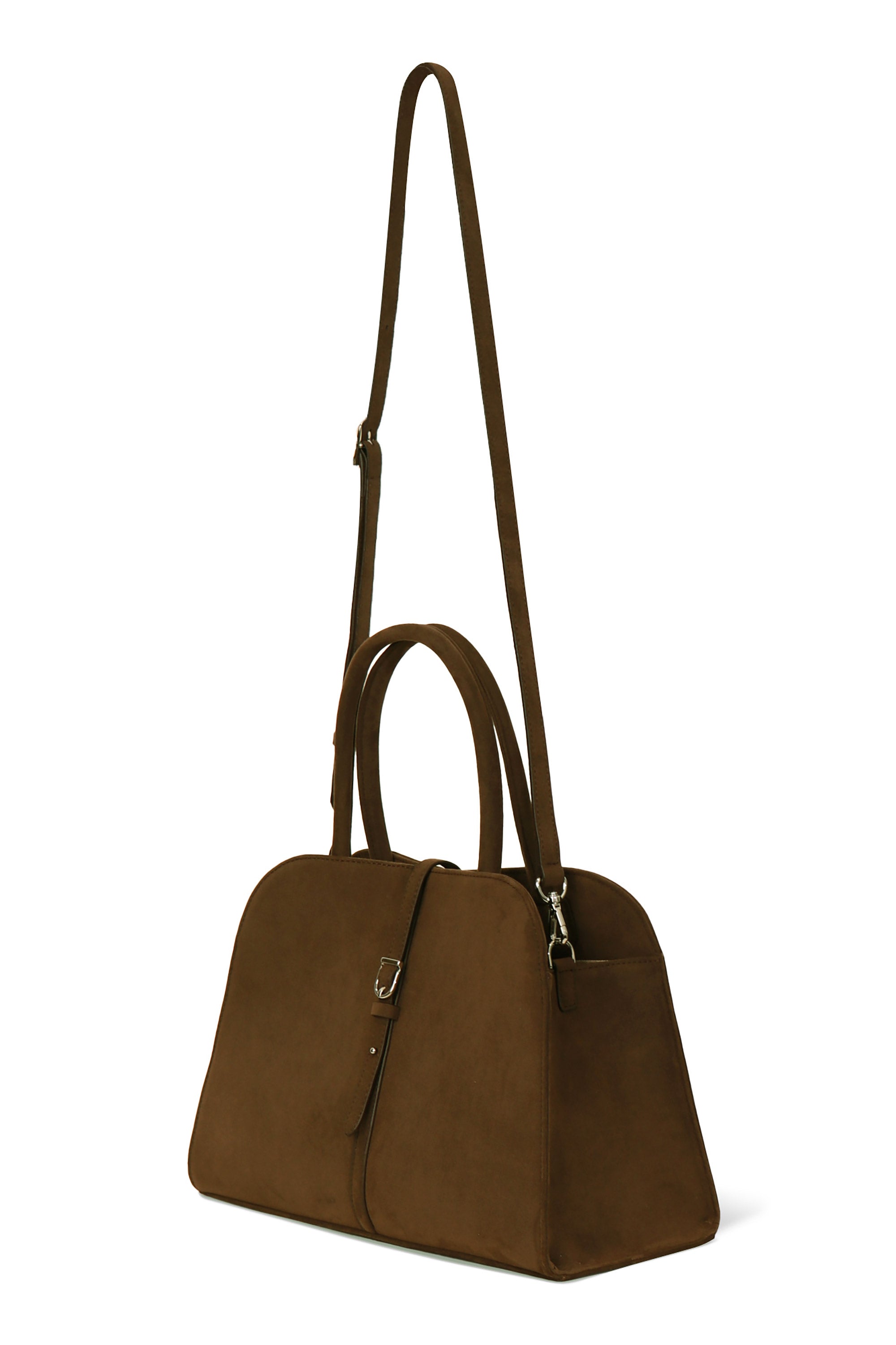 Jual Tas Korea Wanita Branded & Ori - Blanc Suede - Camel
