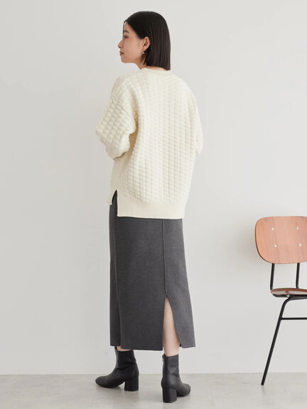 Madoka Knit Tight Skirt - Bobo Tokyo