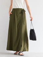 Morito Linen Skirt - Bobo Tokyo