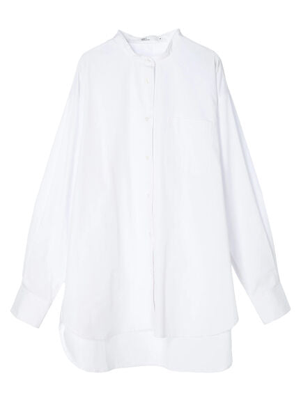 Chisaki Band Collar Shirt - Earth, Music & Ecology