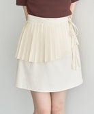 Yubi SET Pleated wrap skirt - BLACK - Earth Music & Ecology
