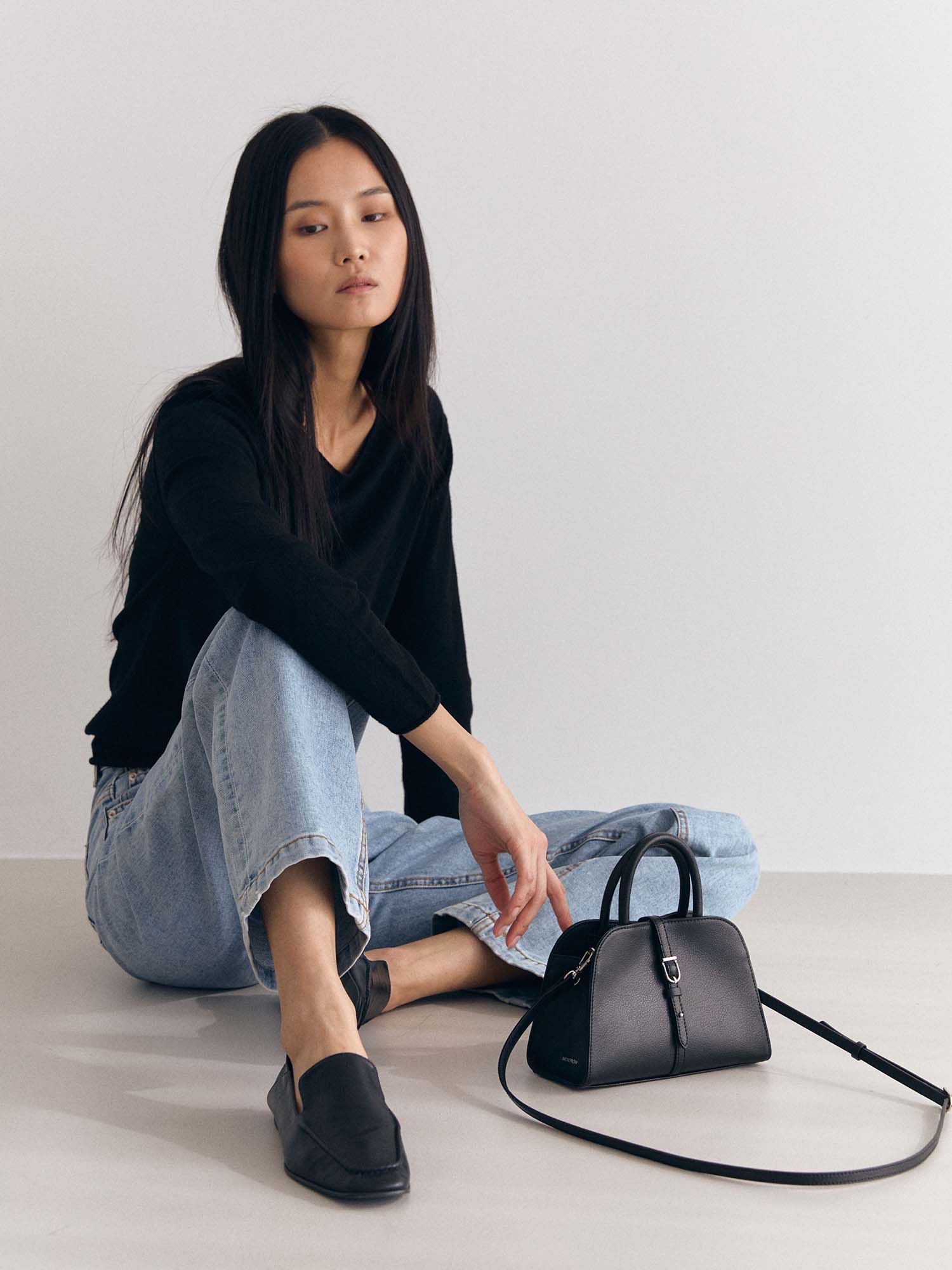 Tas Wanita Modern Asli Korea – Trendy & Original - Blanc