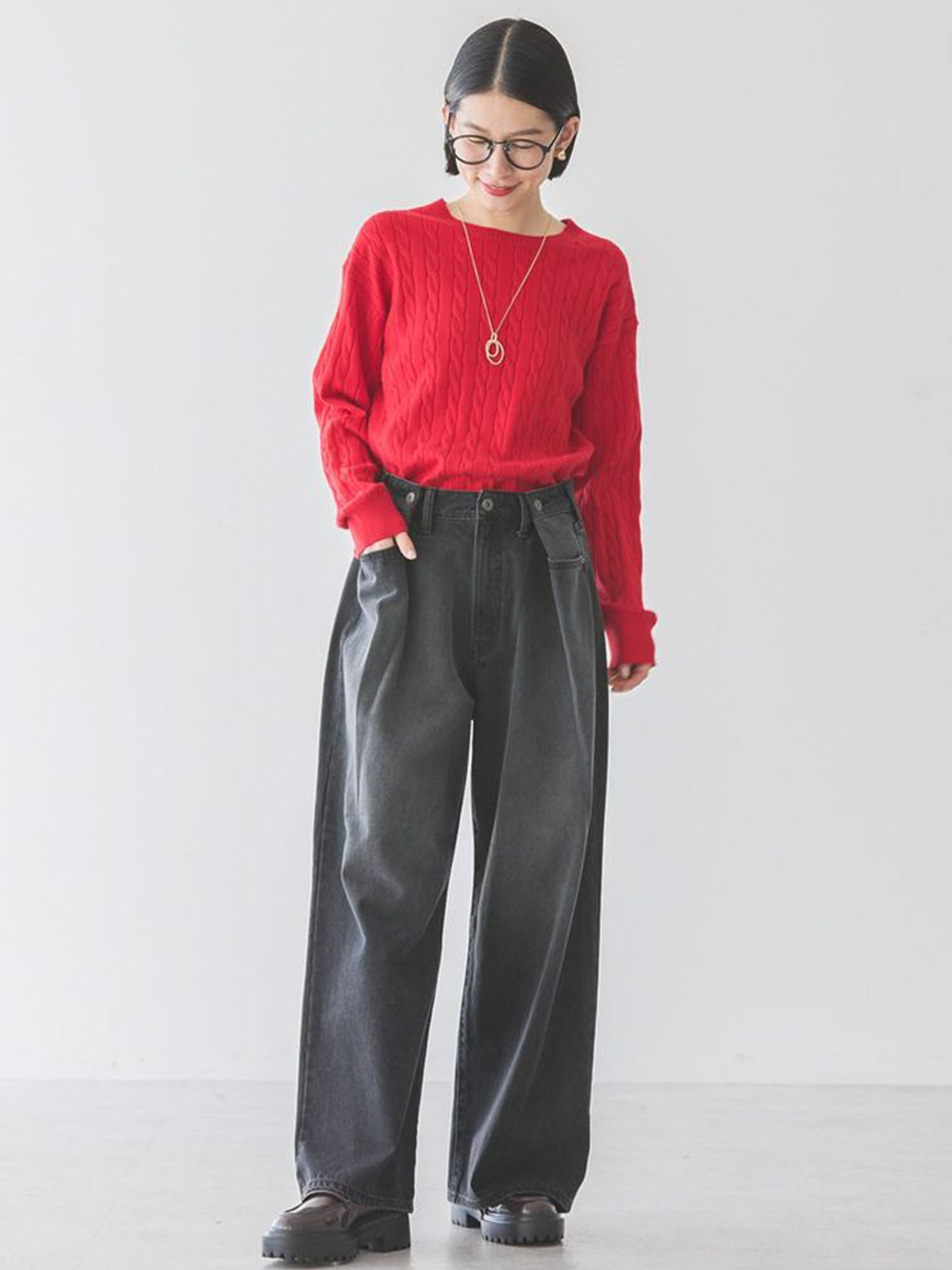 パンキッシュ古着　H.ANARCHY 英字　有刺鉄線 ボンテージカーディガン VINTAGE カーディガン 「ヴィンテージ古着」90's Cambridge