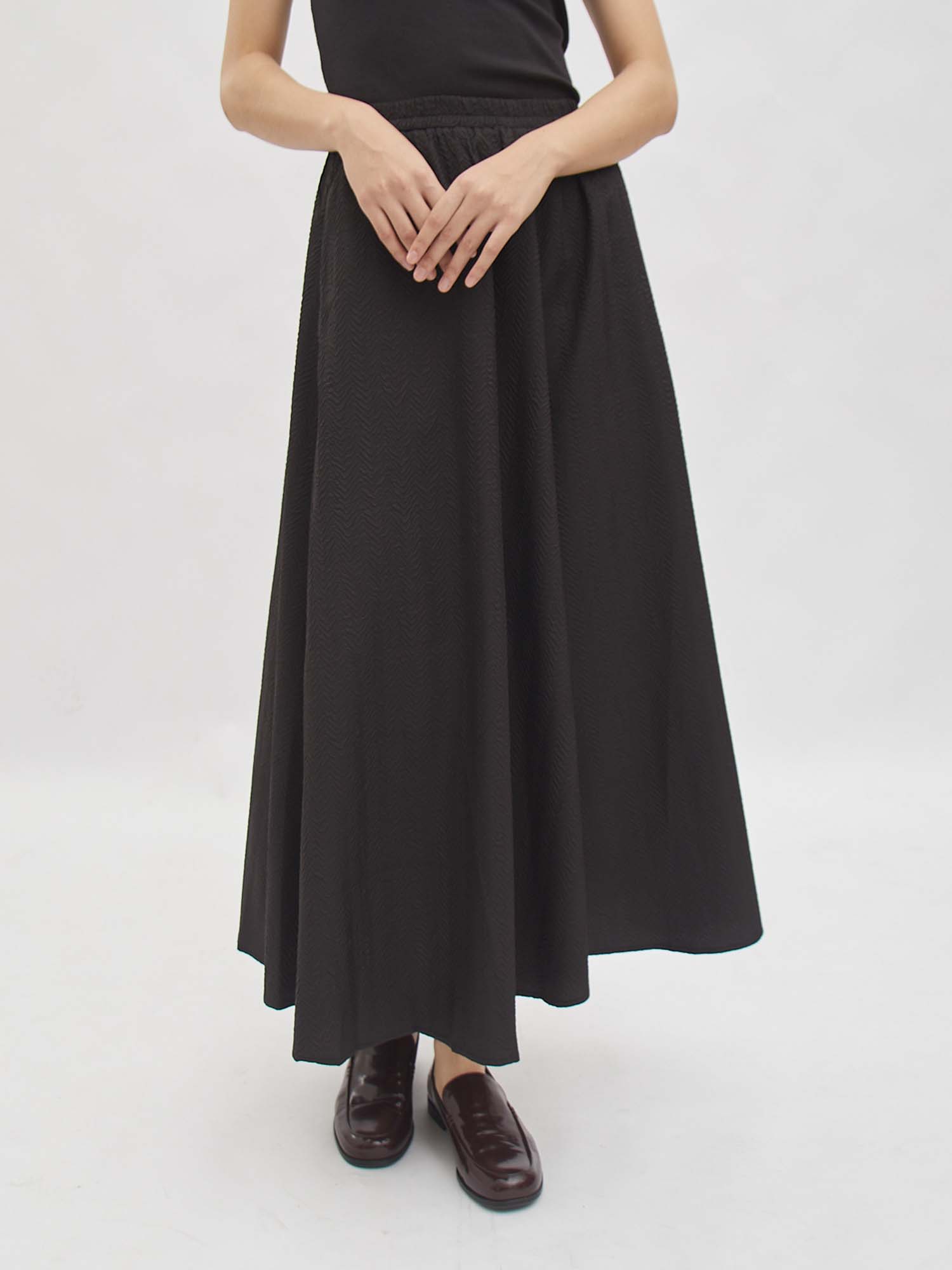 Laras Basic Skirt - Black - Velvet at Bobo