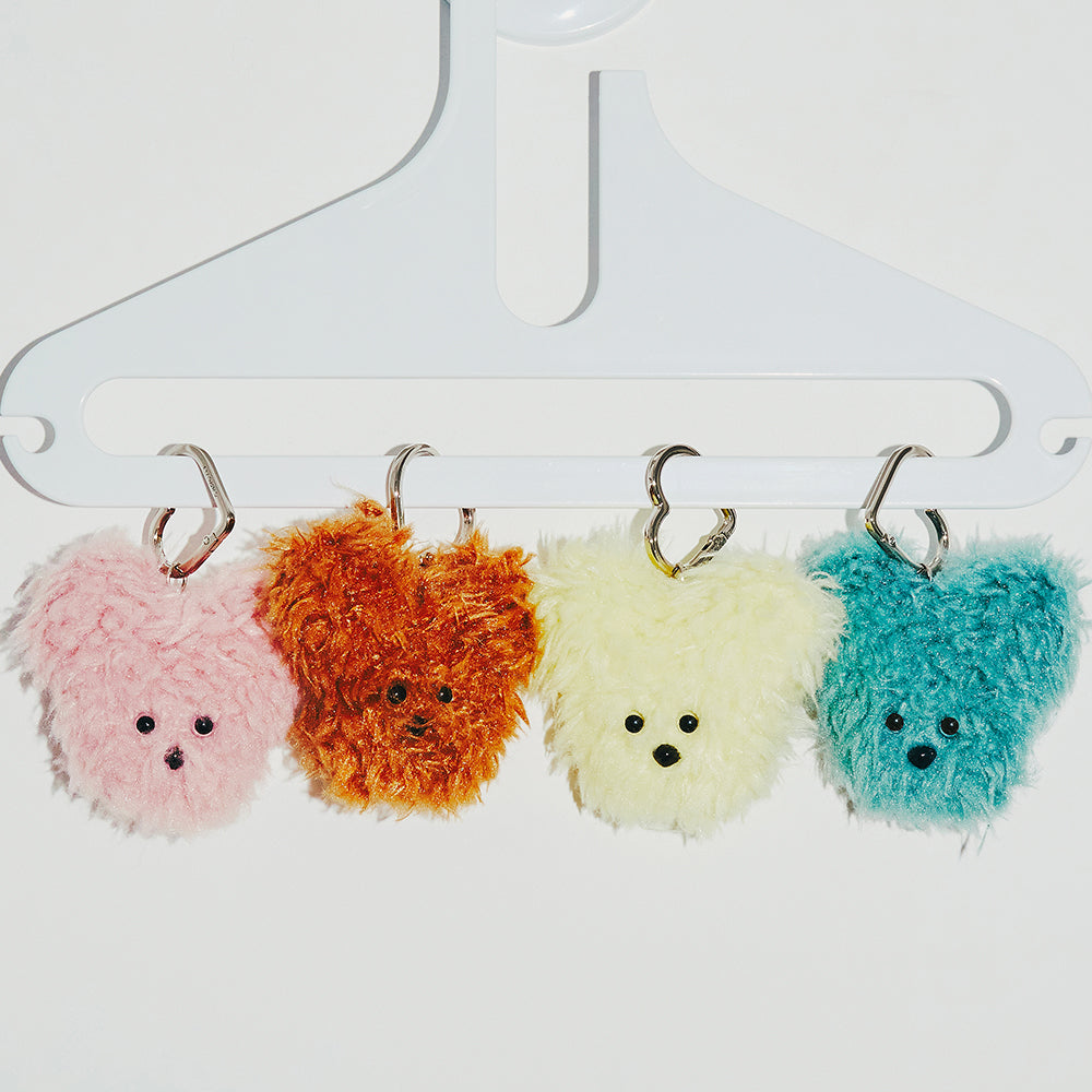 CARLYN★お得★[正規品] Carlin Fluffy Keyring 1+1 2個セット Carlyn Fluffy Keyring