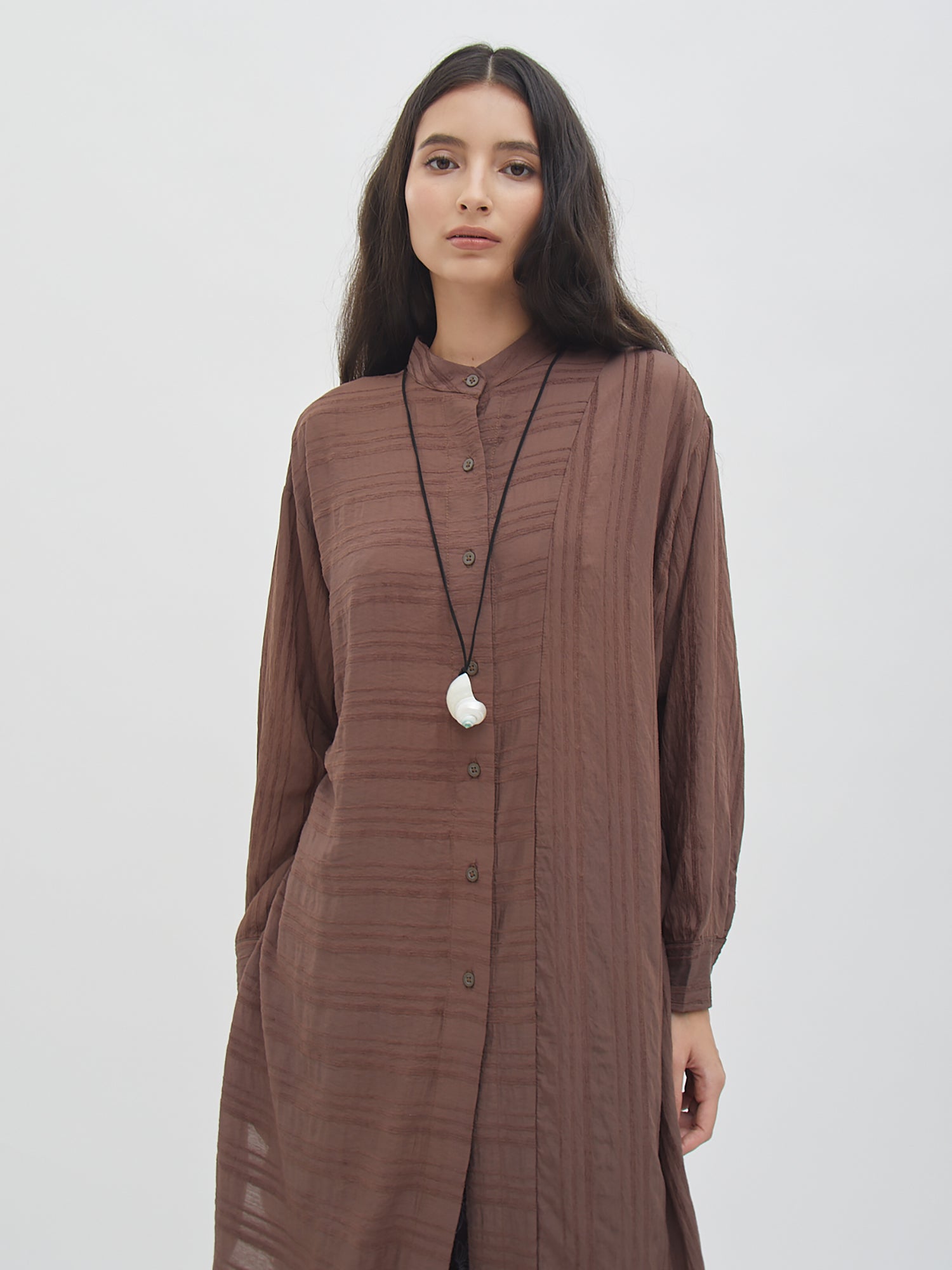 Padma Sheer Tunic - Brown - Velvet at Bobo