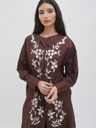 Savoy Shirt - Brown - Velvet at Bobo