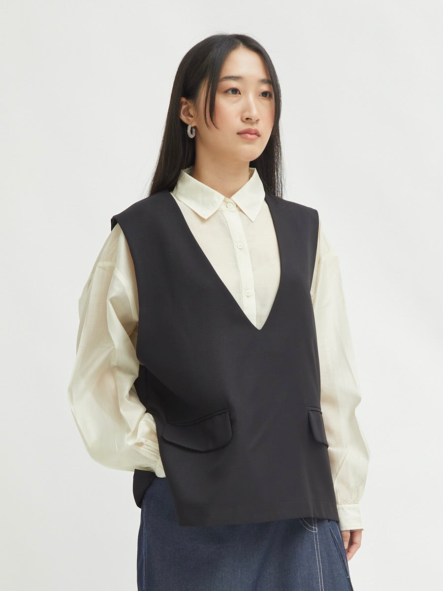 トップス LGB VEST MINI/FRINGE LGB VEST MINI FRINGE
