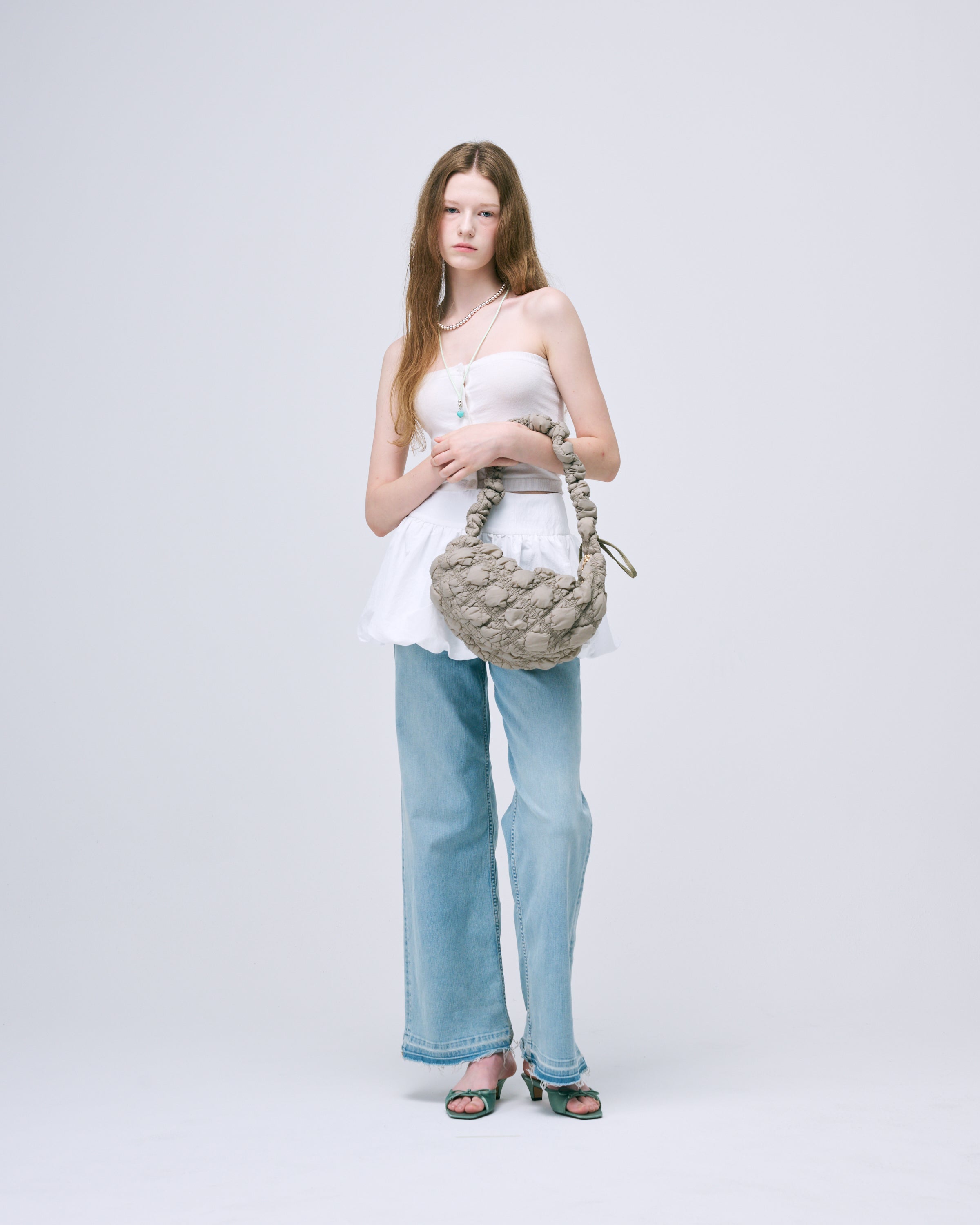 CARLYN★REEN ホボバック 24SS人気新作【Carlyn】Reen Denim Bag (2Strap) 3色 (CARLYN