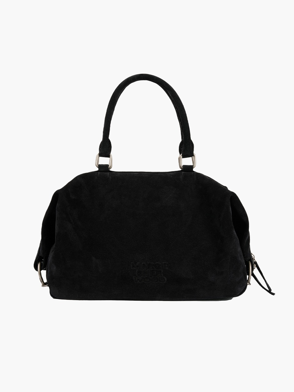 韓国レザー【MARGE SHERWOOD】DUMPLING TOTE black suede Tas Margesherwood Korea, Wajib Punya - Dumpling Tote - Black