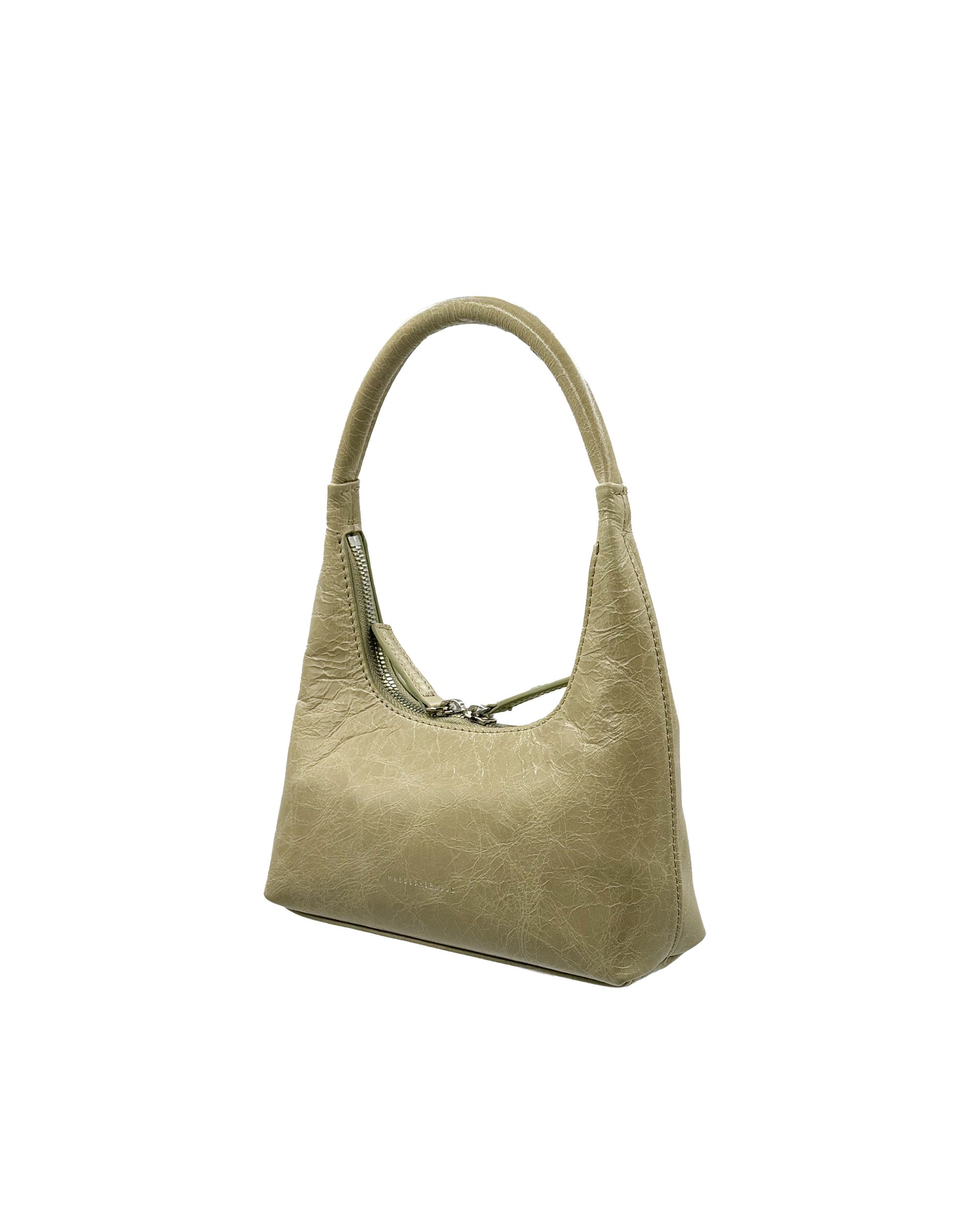 [Margesherwood] / ☆ HOBO MINI / beige crinkle Jual Tas Branded Margesherwood Ori - Hobo Mini - Khaki Beige