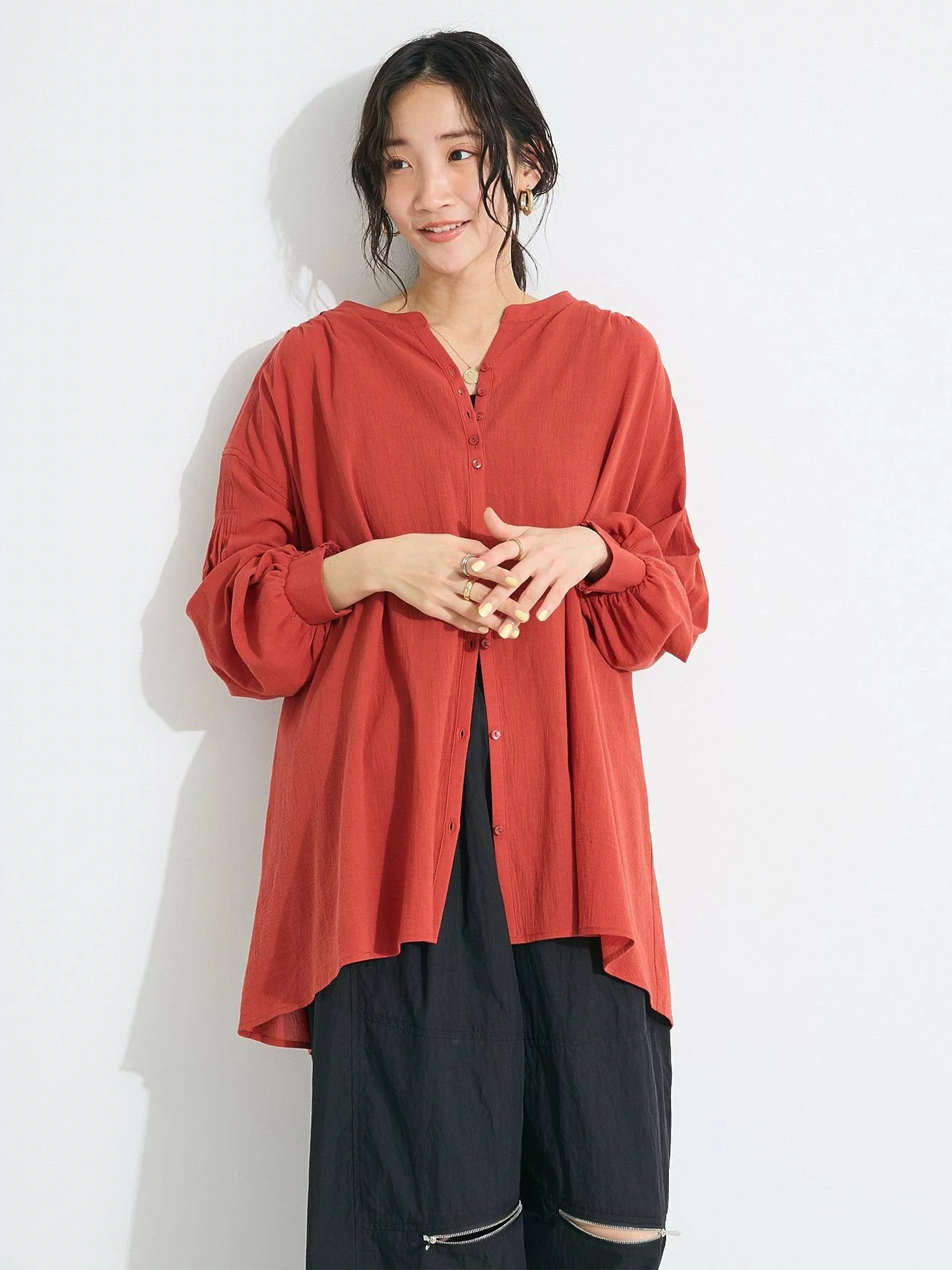 Sanbonashi Skipper Shirt - Black - Craft Standard Boutique