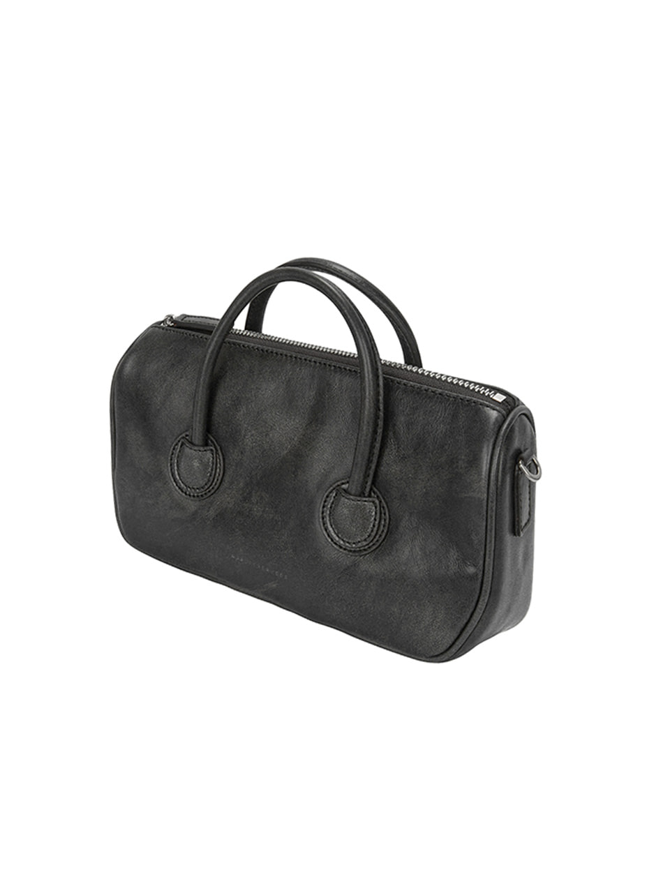 ☆MARGE SHERWOOD☆ ZIPPER SMALLblack crinkle Tas Wanita Margesherwood Original - Zipper Small - Black