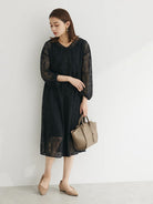 Dress Renda Uruwashi SET Lace Dress with Inner Bobo Tokyo