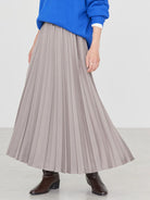 Masumi Satin Pleated Skirt - Bobo Tokyo