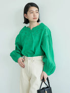 Blouse Renda Kaho Embroidery Blouse Bobo Tokyo