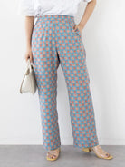 Celana Motif Kariya Moroccan Pattern Easy Pants